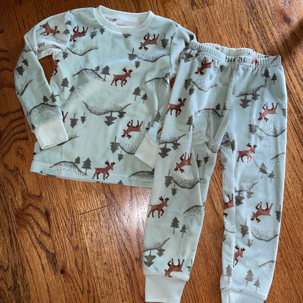 Reindeer Print Pajamas